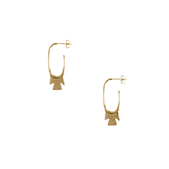 Earrings Ankh Cross