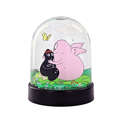 BarbaLouvre - Psyche Barbapapa and Barbamama Snow globe