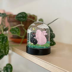 BarbaLouvre - Psyche Barbapapa and Barbamama Snow globe