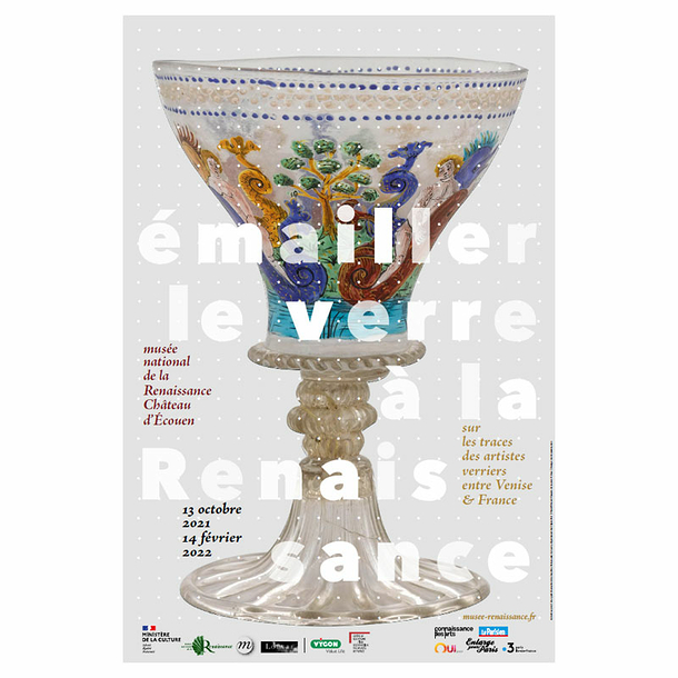 Exhibition poster - Enameling glass in the Renaissance - 40 x 60 cm