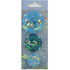 Set of 3 Pin's Claude Monet - Water Lilies