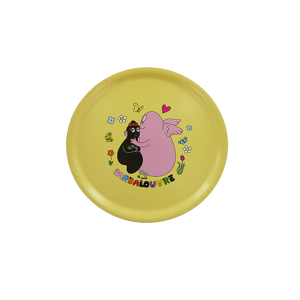 BarbaLouvre - Barbapapa and Barbamama round plate