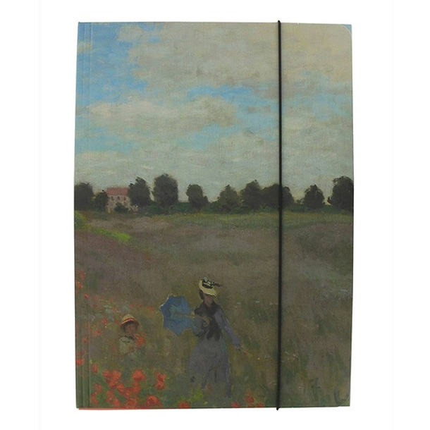 Chemise A4 - Claude Monet - Coquelicots