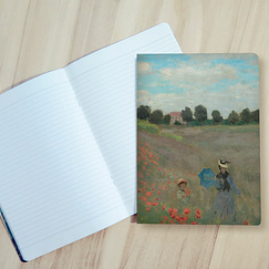 Notebook Claude Monet - Poppy Field, 1873