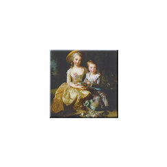 Magnet Élisabeth Vigée Le Brun - Marie-Thérèse Charlotte de France, dite Madame Royale et son frère, le dauphin Louis-Joseph Xavier François de France, 1784