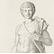 Statue antique de marbre d'un gladiateur haute de 3 pieds 4 pouces au palais des Thuilleries - Claude Mellan