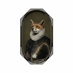 Mural tray Ellipse - The fox - Ibride