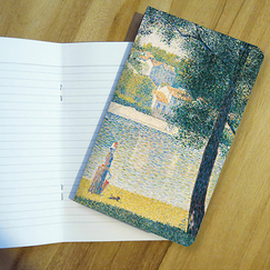 Small notebook Georges Seurat - The Seine at Courbevoie