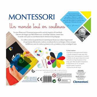 Jeu Un monde tout en couleurs - Montessori - Clementoni