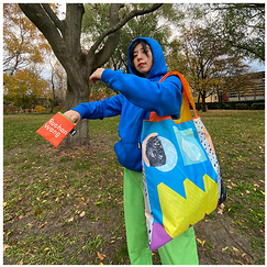 Ruohan Wang - Parallel World Shopping bag - 50 x 42 cm - Loqi