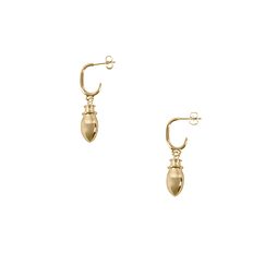 Boucles d'oreilles piriformes