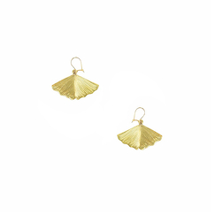 Earrings Gingko Brass - L'Indochineur