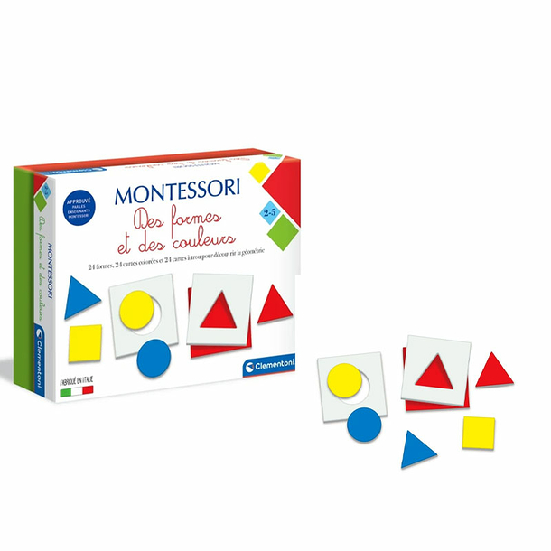 Jeu Des formes et des couleurs - Montessori - Clementoni