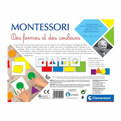 Jeu Des formes et des couleurs - Montessori - Clementoni