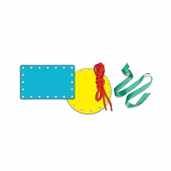 Jeu Des formes et des lacets - Montessori - Clementoni