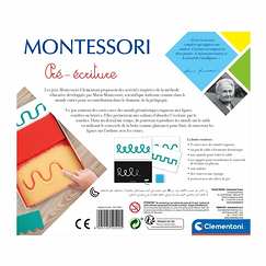 Jeu Pré-écriture - Montessori - Clementoni