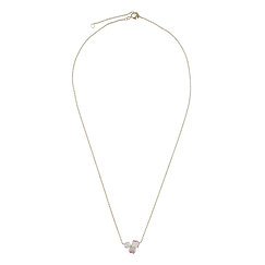 Necklace with enamelled Clover - Cécile Boccara