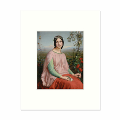 Reproduction sous Marie-Louise Louis Janmot - Fleur des champs, 1845