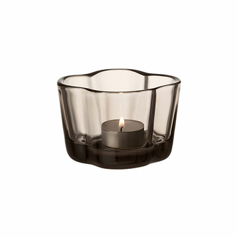 Tealight candleholder Alvar Aalto 6 cm - Linen - iitalla