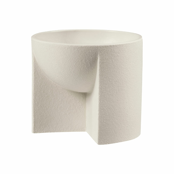 Ceramic Interior Bowl Kuru 16 x 14 cm - Beige - iitalla