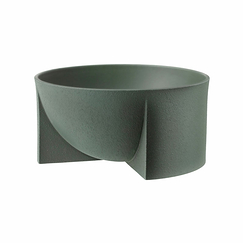 Vide-poche en céramique Kuru 24 x 12 cm - Vert mousse - Iittala