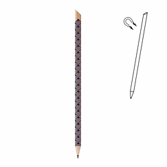 Crayon magnétique graphique Losange bleu - tout simplement,