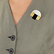 Broche Art Déco en pierre et laque Dôme - L'Indochineur
