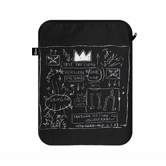 Jean-Michel Basquiat - Crown Recycled Laptop Cover - 36 x 26 cm - Loqi