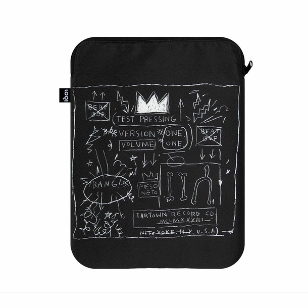 Jean-Michel Basquiat - Crown Recycled Laptop Cover - 36 x 26 cm - Loqi