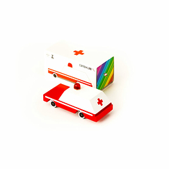 Wooden car Candycar - Ambulance - Candylab
