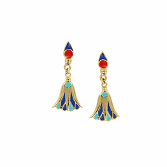 Boucles d'oreilles Fleur de lotus