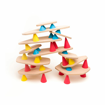 Construction and balance game Piks Medium 44 pieces - Oppi