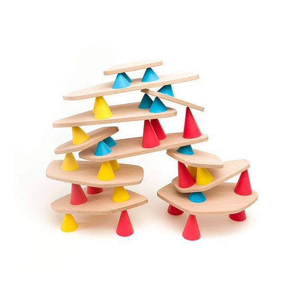 Construction and balance game Piks Medium 44 pieces - OPPI®