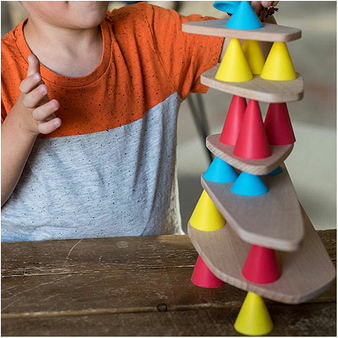 Construction and balance game Piks Medium 44 pieces - Oppi
