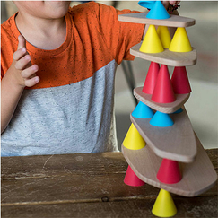 Construction and balance game Piks Medium 44 pieces - OPPI®