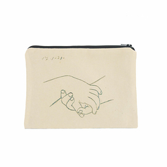 Trousse Pablo Picasso - Deux mains croisées 21x15 cm