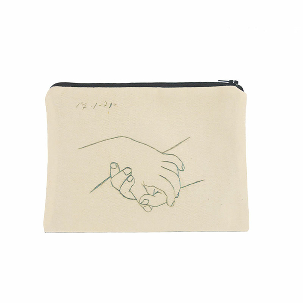 Trousse Pablo Picasso - Deux mains croisées 21x15 cm