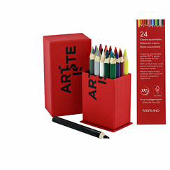 Set 24 crayons aquarellables Artiste