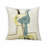 Cushion cover Pablo Picasso - Yellow and blue fauna playing diaule, 1946 - 45 x 45 cm - Pansu