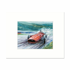 Reproduction sous Marie-Louise Philip May - Maserati 250F, vers 1957
