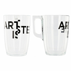 Mug en verre Artiste 32cl