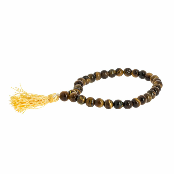 Tiger's Eye Wrist Mala