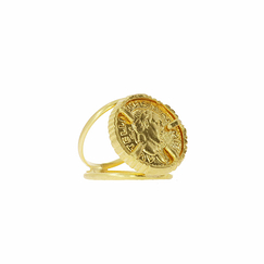 Ring Roman Coin - Ottoman Hands