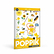 Mini Poster pédagogique Le jardin - Jaune + 28 stickers - Poppik