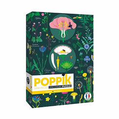 Puzzle éducatif Les fleurs - 1000 pièces - Poppik
