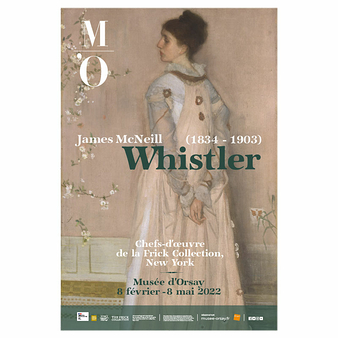 Exhibition Poster James Mcneill Whistler 14 1903 Masterpieces From The Frick Collection New York 40 X 60 Cm Boutiques De Musees