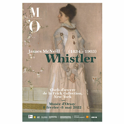 Exhibition poster - James McNeill Whistler (1834-1903), Masterpieces from the Frick Collection, New York - 40 x 60 cm