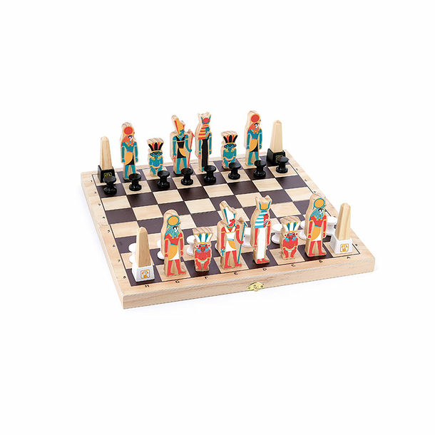 Wooden Chess game Hieroglyphics - Musée du Louvre - Vilac