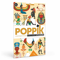 Discovery Poster + 35 stickers Egypt - Poppik