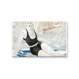 Document holder Jacqueline Marval - The Bather in the Black Swimsuit